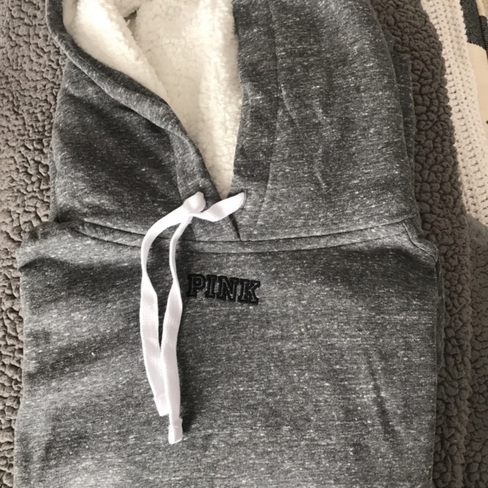 Victoria’s Secret PINK Sherpa Lined Hoodie